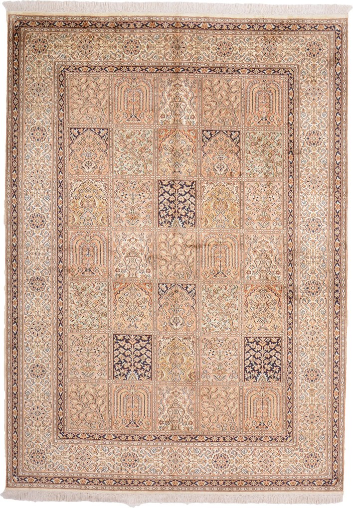 Cashmere Silk Tappeto orientale 160 x 220 (Indian) Annodato A Mano