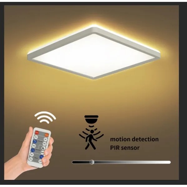 Brilagi-LED Lampada dimmerabile con sensore ULTRA SLIM LED/18W/230V 30x30 cm+DO