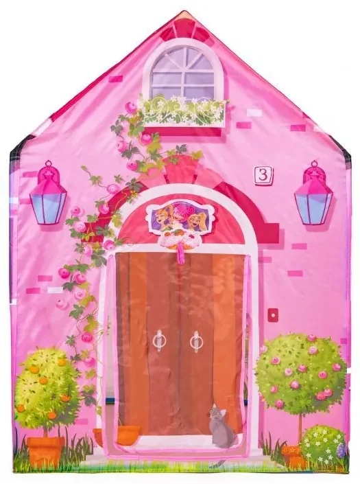 Tenda da gioco con tappetino imbottito rimovibile, Casetta per bambini per  interno 121 cmx105cmx137cm Blu/Rosa - Costway