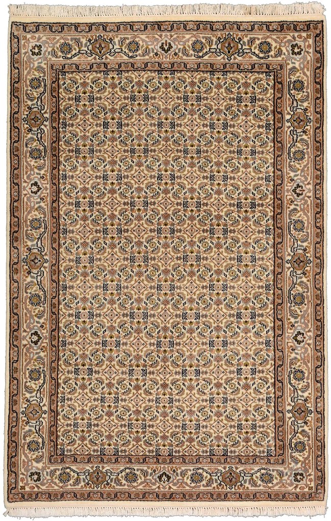 Bidjar Tappeto 180x120 Beige (Indian) Annodato A Mano