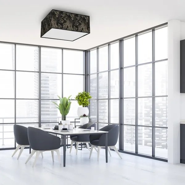 Plafoniera SATINO 2xE27/60W/230V nera/oro