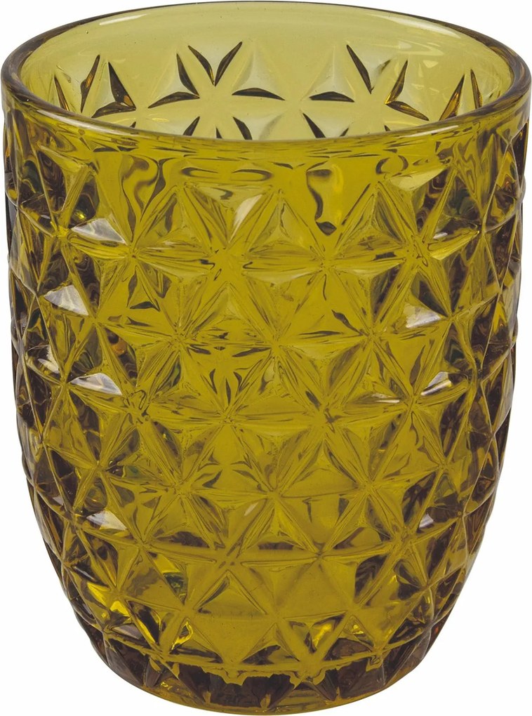 Set 6 Bicchieri Acqua in Vetro 300 ml VdE Tivoli 1996 Geometrie...