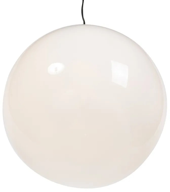 Lampada a sospensione scandinava vetro opalino 50 cm - Ball 50