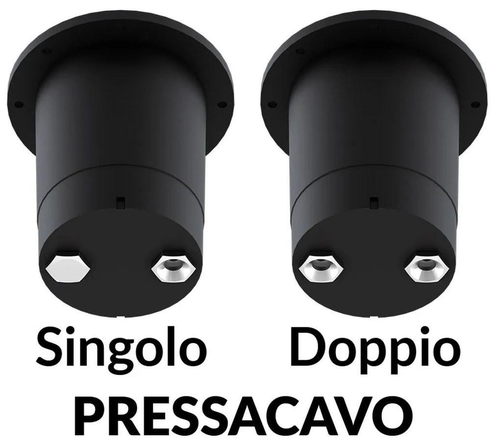 Faretto Calpestabile GU10 Bidirezionale - Doppio pressacavo