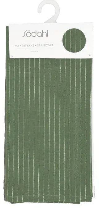 Set di strofinacci in cotone 2 pz 50x70 cm Line – Södahl