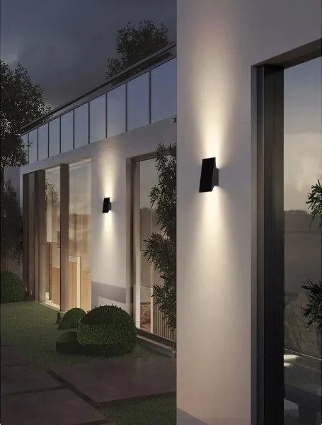 Viking - Lampada da parete solare a LED dimmerabile LED/1,5W/3,7V IP65 4000K 2000 mAh