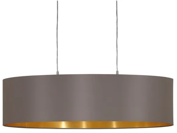 Eglo 31614 - Lampadario a cavo MASERLO 2xE27/60W/230V