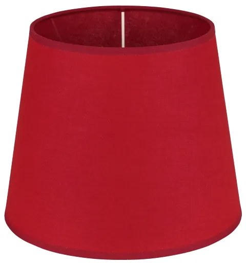 Duolla - Paralume per lampada da tavolo CLASSIC M E27 diametro 24 cm rosso