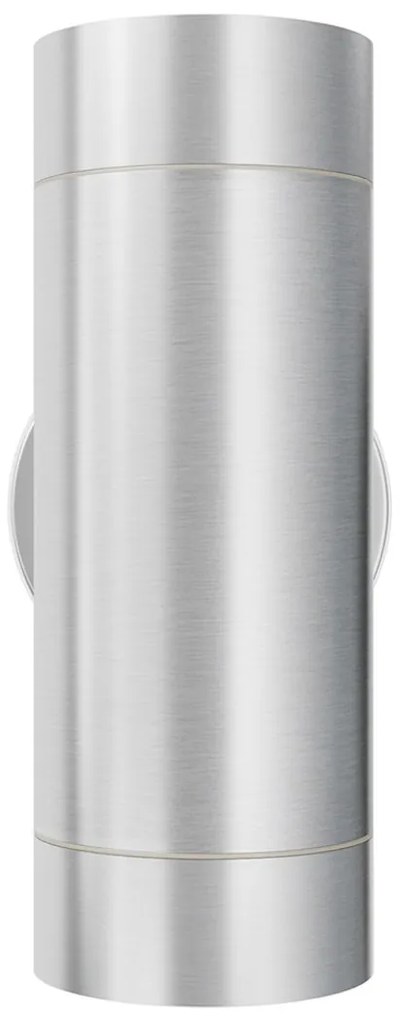 Applique Cilindrica Bidirezionale IP65 GU10 Inox Colore Inox