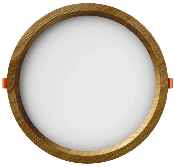 APLED - Lampada LED RONDO WOODLINE LED/18W/230V 4000K diametro 26 cm quercia legno solido