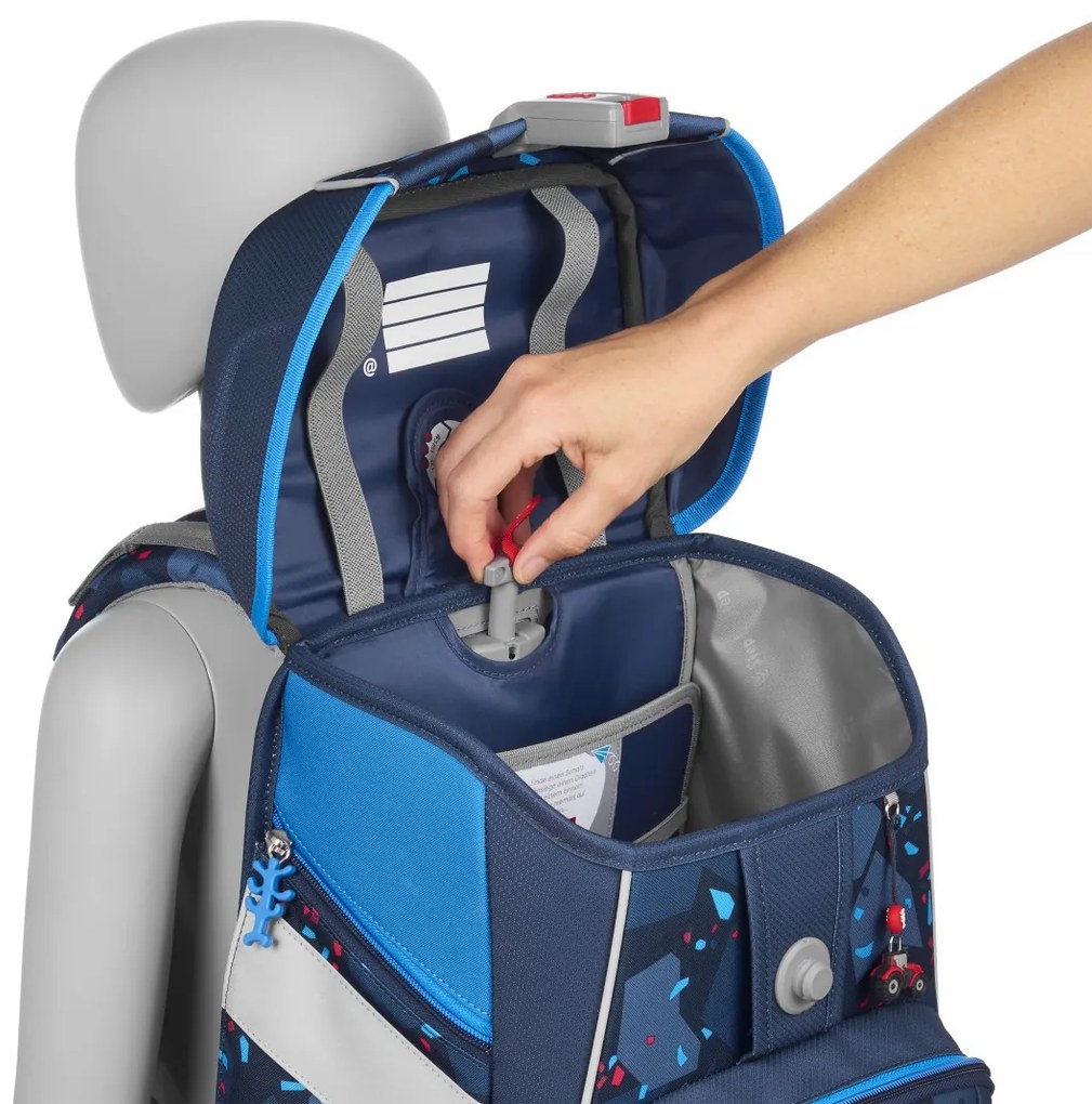 Zaino scuola SPACE - set 5 pezzi, Step by Step Tractor Freddy