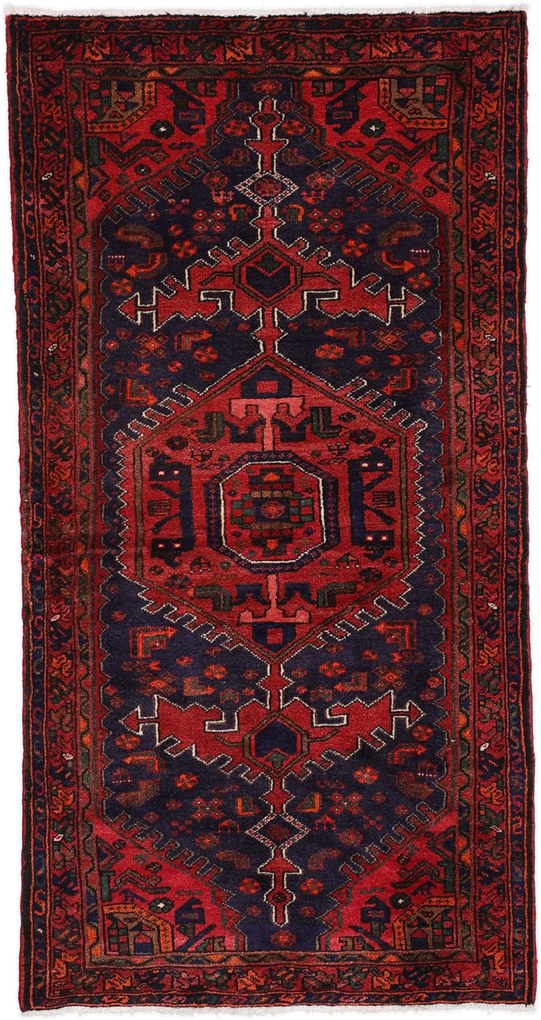 Hamedan Tappeto 200x110 (Iran) Annodato A Mano