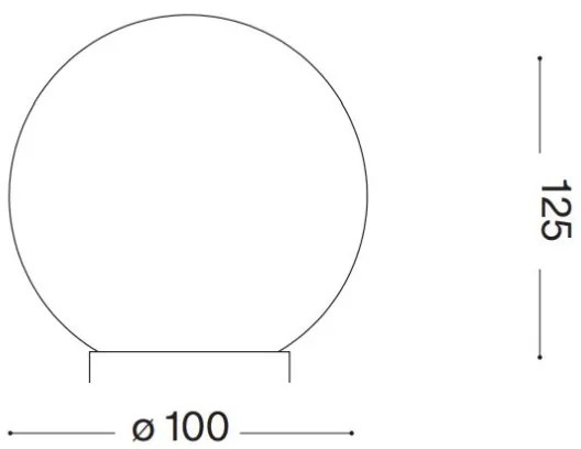 Ideal Lux - Lampada da tavolo LED CARTA 1xG9/3W/230V diametro 10 cm bianco