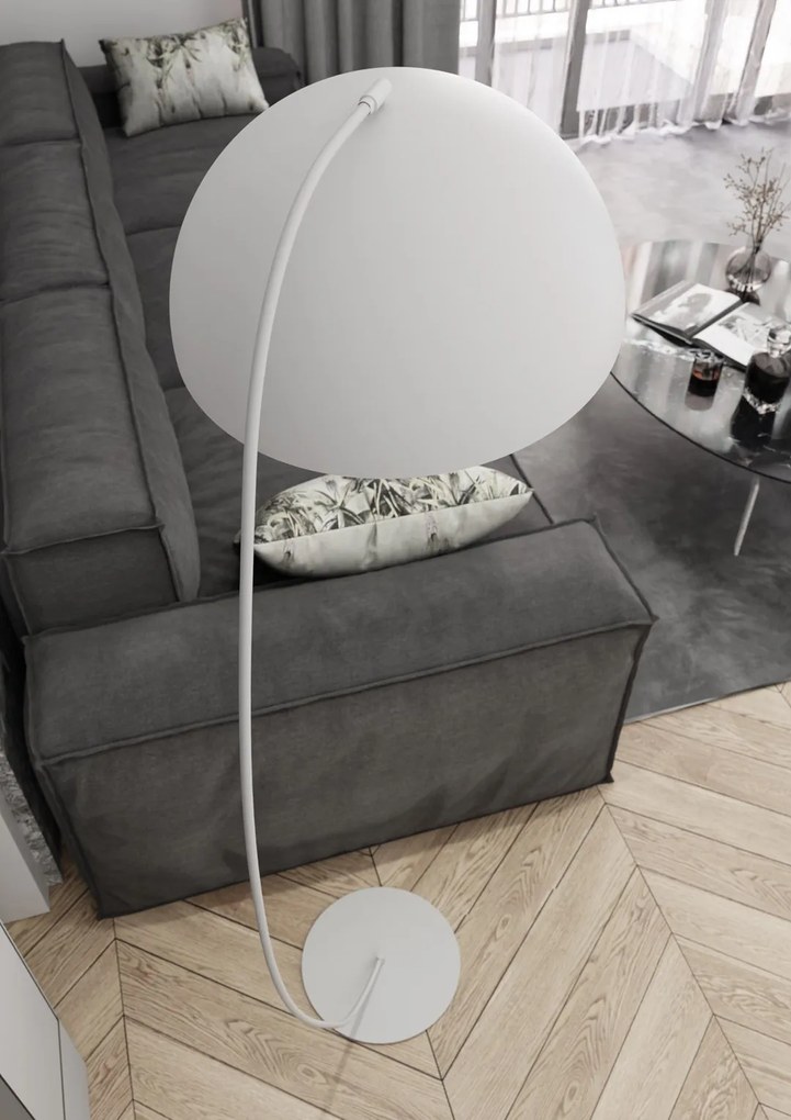Piantana Minimal Artemide Acciaio Bianco 1 Luce Gx53 Ip20