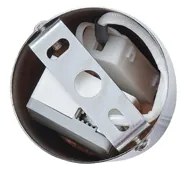 Lampadario LED a sospensione con filo PERFORATO LED/6,3W/230V 3000K cromo lucido diametro 13 cm