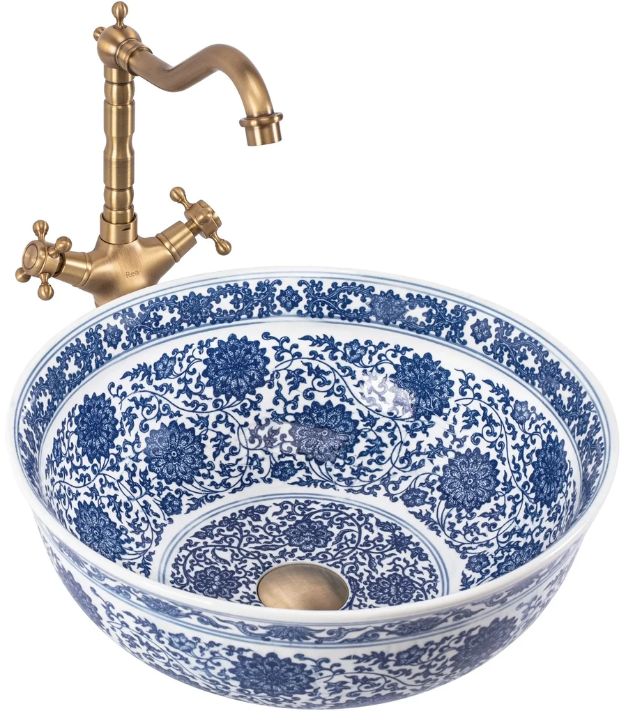 Lavabo da appoggio Rea Bella