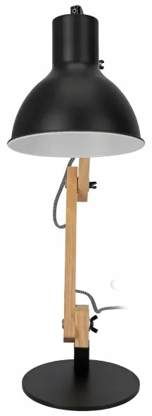Lampada da tavolo 1xE27/40W/230V nera