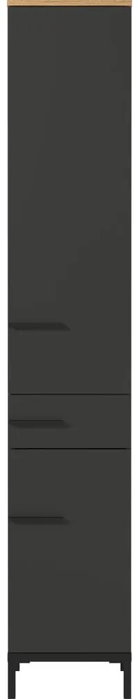 Mobile bagno alto grigio scuro in rovere 34x34 cm Yonkers - Germania