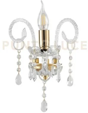 Maria teresa applique mt/1 pastorale 1 luce attacco e14 l.27cm