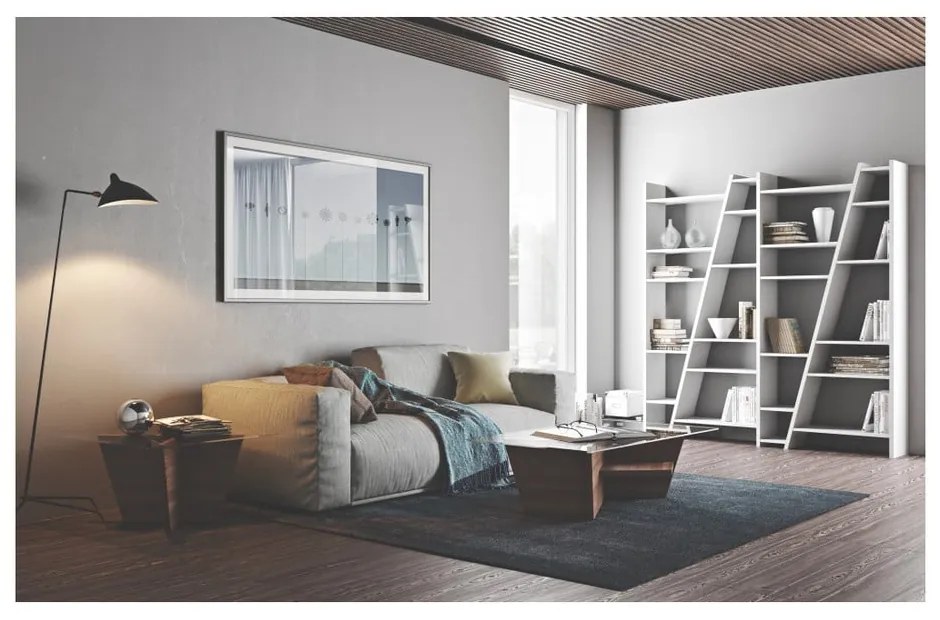 Libreria bianca 190x195 cm Delta - TemaHome