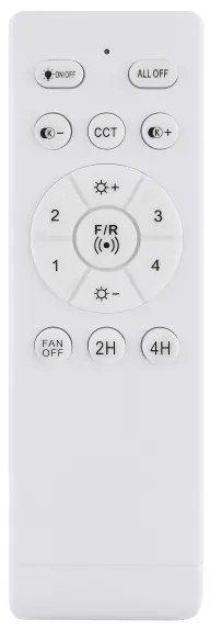 ZEVENTI - Ventilatore da soffitto dimmerabile MUNDAKA LED/10W/230V nero + DO