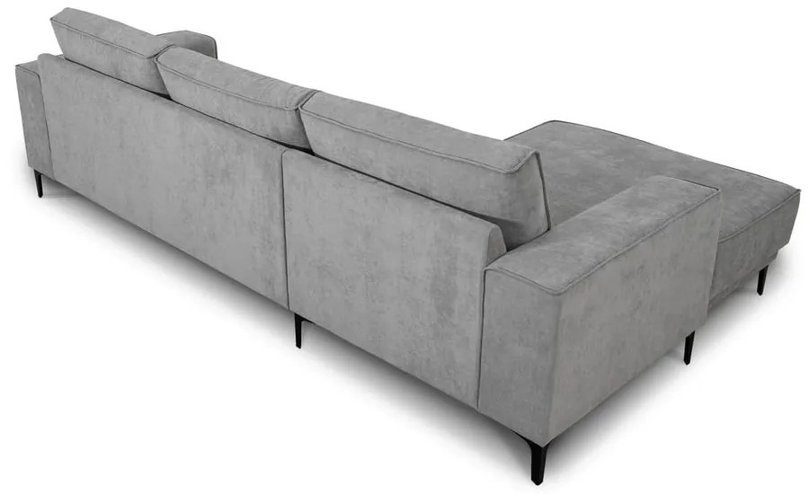 Divano angolare grigio (con penisola a sinistra/con chaise lounge) Copenhagen – Scandic