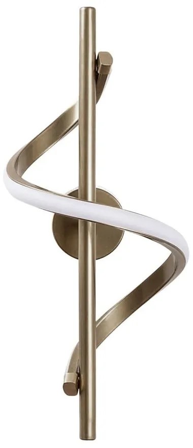 Lampada da parete a LED in oro ø 7 cm Likma - Opviq lights