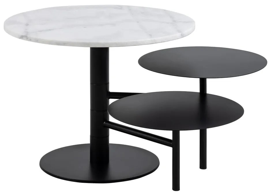 Tavolino rotondo bianco ø 60 cm Lahti - Actona