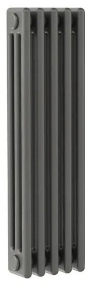 Radiatore acqua calda Comby in acciaio 3 colonne, 5 elementi, interasse 623 mm, antracite