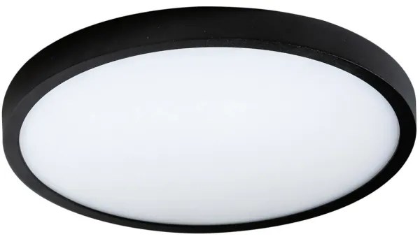 Azzardo AZ4243 - Plafoniera LED MALTA LED/24W/230V d. 30 cm nero