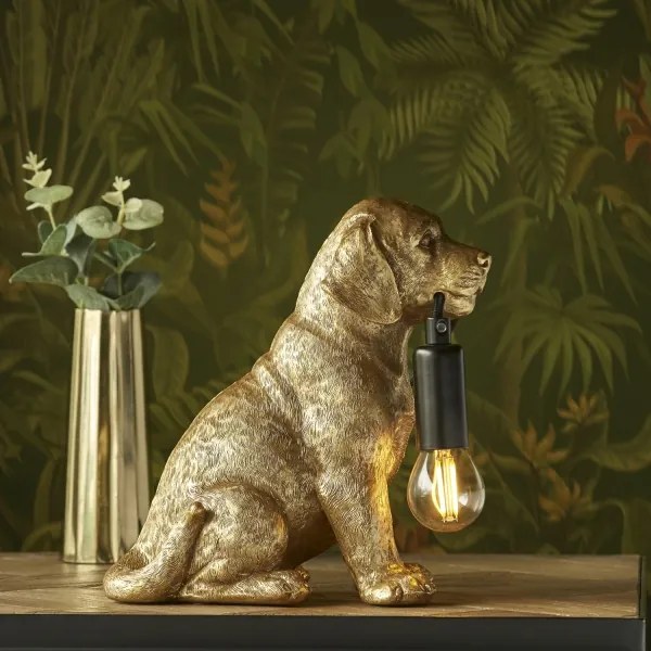 Endon 107364 - Lampada da tavolo PUPPY 1xE14/7W/230V oro