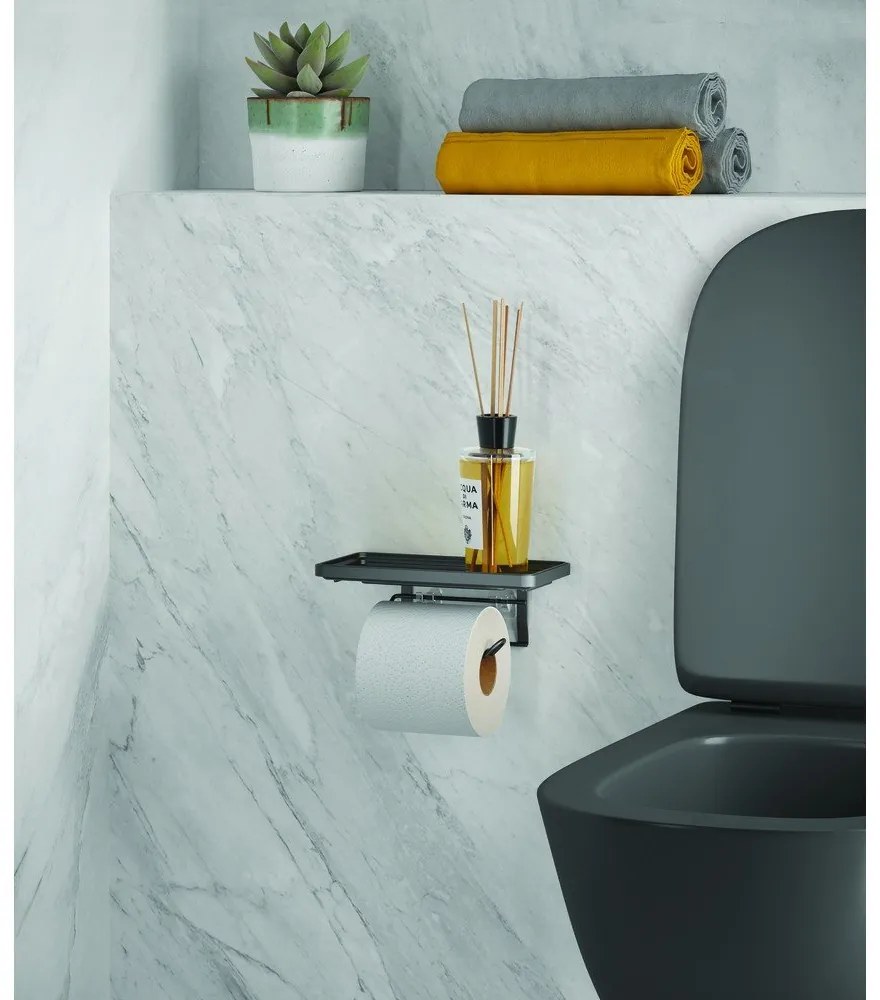 Porta carta igienica autoportante in acciaio inox Origin Lava - Metaltex