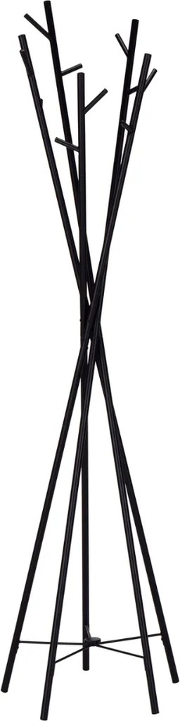Appendiabiti W35 in nero - H180 cm