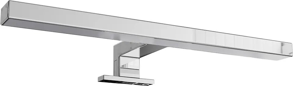 Lampada LED da Specchio 30cm Cromata 4W - Doppia Installazione Colore Bianco Naturale 4.000K
