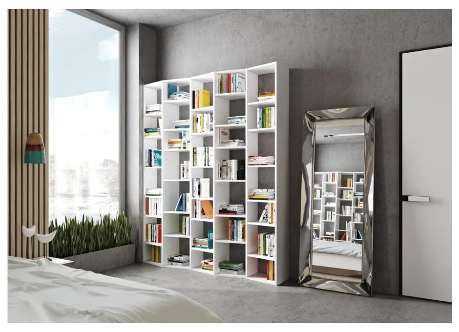 Libreria bianca 182x224 cm Valsa – TemaHome