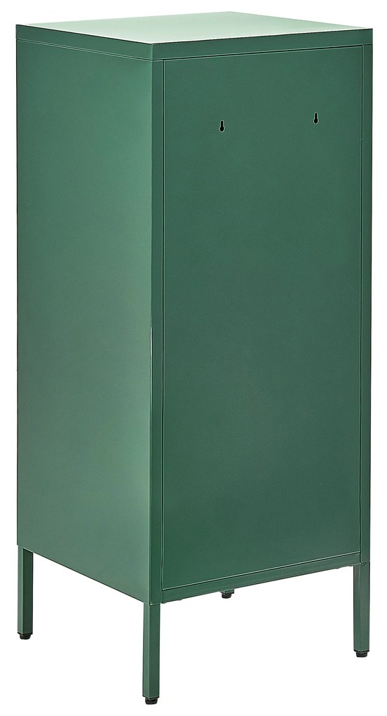 Armadio da ufficio metallo verde scuro 40 x 43 cm WOSTOK Beliani