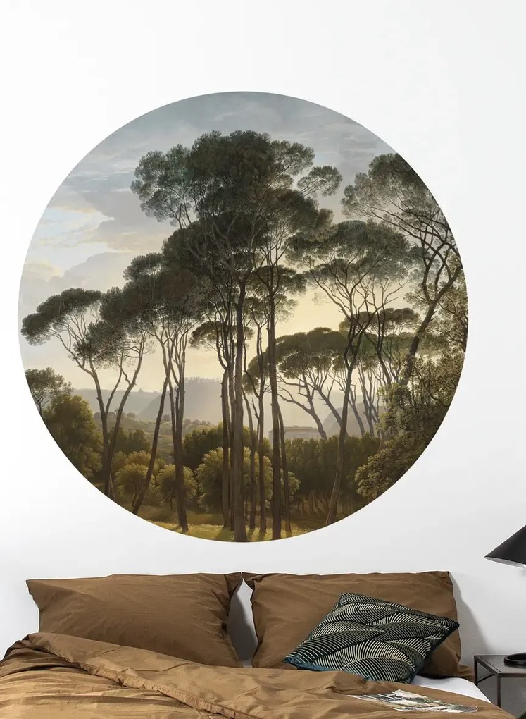 KEK Amsterdam Carta da parati Golden Age Landscapes 1 Circle - Multicolor - Durchmesser 2.375m