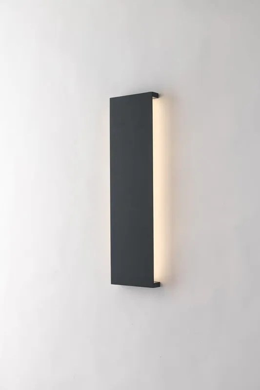 Applique LED moderno da esterno Ribbon grigio IP65, 1600 lumen, INTEC