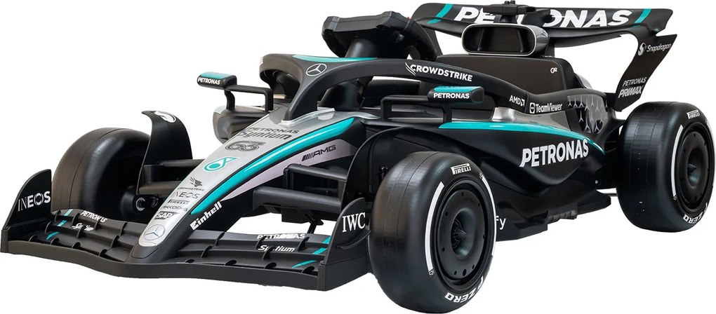 Macchina Elettrica per Bambini Licenza Mercedes F1 12V con Telecomando Nero...