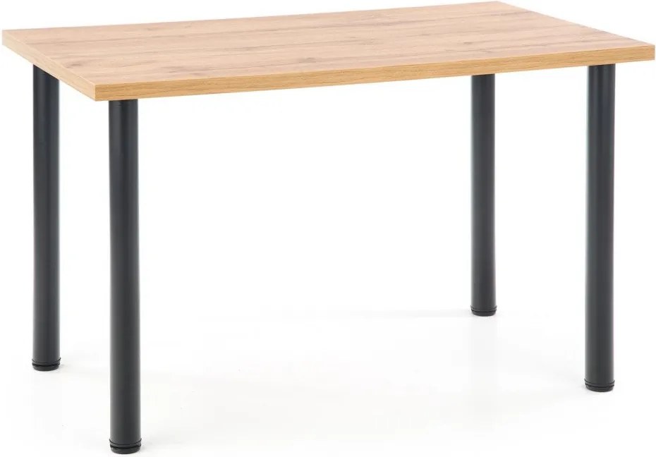Tavolo Modex 2 in rovere/nero - L120 x L68 x H75