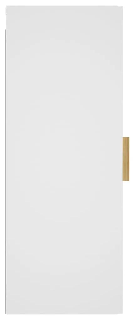 Armadietto a Muro Bianco 34,5x34x90 cm in Legno Multistrato