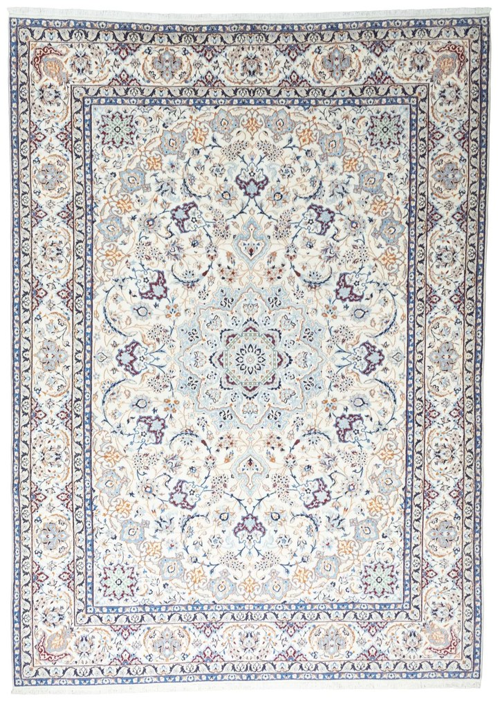 Nain Tappeto persiano 260x370 Beige (Iran) Annodato A Mano