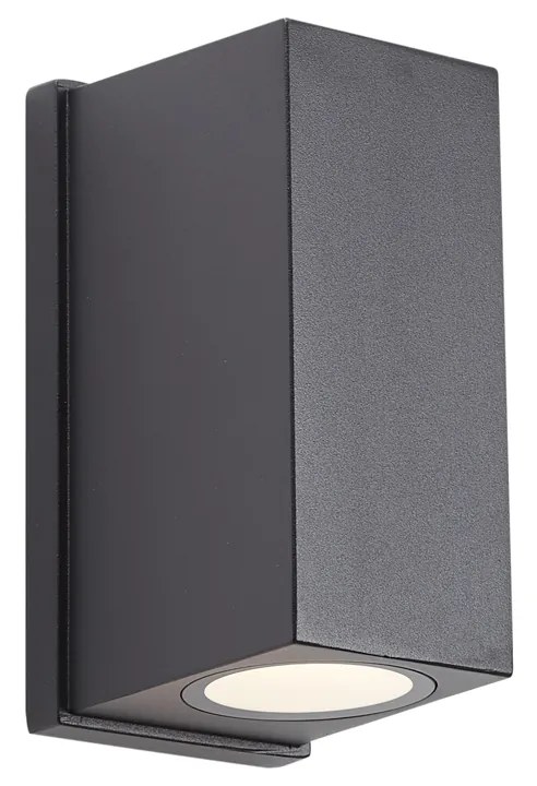 Lampada da parete nera magnetica con LED ricaricabile - Sandy