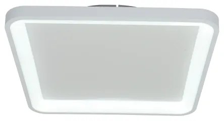Brilagi - Plafoniera LED dimmerabile FALCON SLIM LED/50W/230V 50x50 cm bianca + telecomando