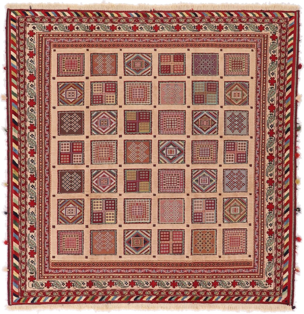 Kilim Tappeto persiano 190 x 190 (Iran) Tessuto A Mano