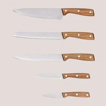 Set di coltelli da cucina Espe Acacia Marrone - Sklum