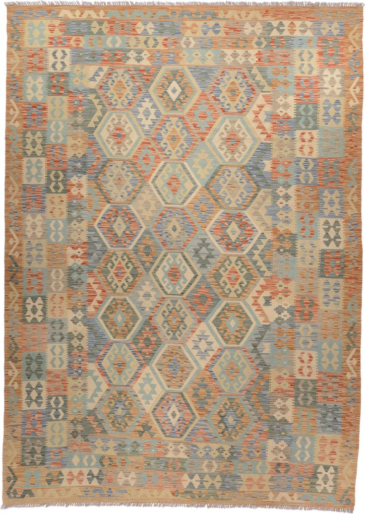 Kilim Tappeto 250x360 (Pakistan) Tessuto A Mano