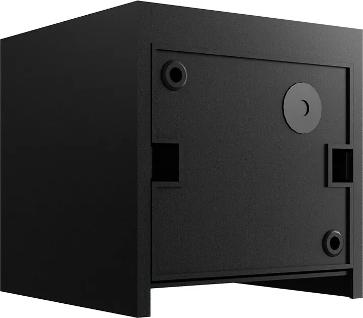 Applique LED Cubo 24W Bidirezionale IP65 CCT con LED OSRAM - Nera