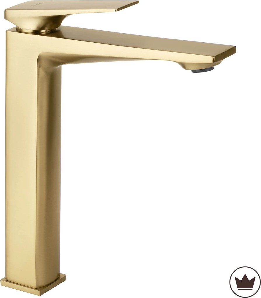 Rubinetto da lavabo PREMIUM Rea Prime Brush Gold High
