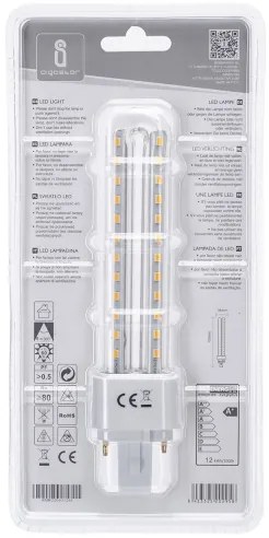 Lampadina LED G24D-3/12W/230V 3000K - Aigostar
